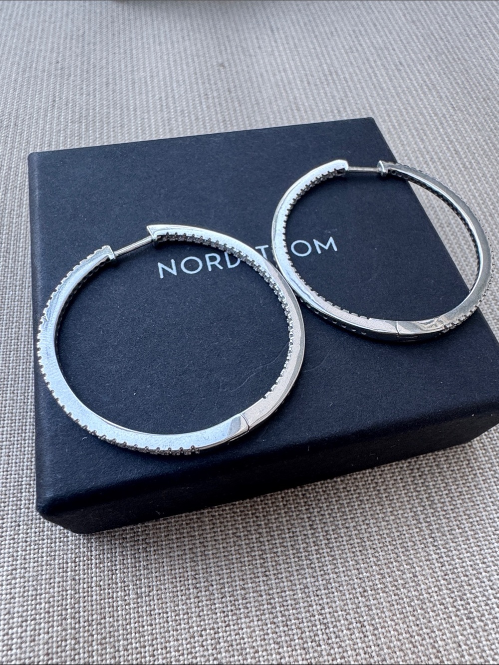 Nordstrom Silver Hoop Earrings